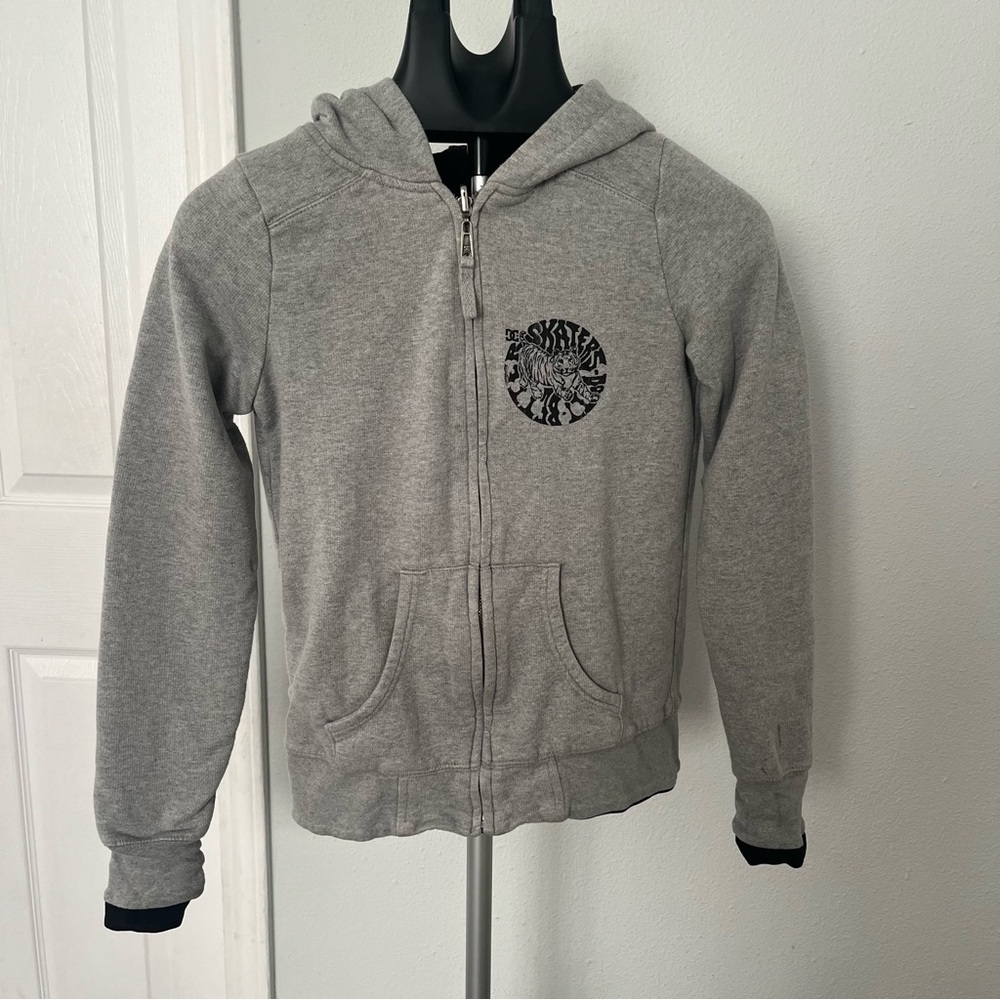DC Shoes Graphic Reversible Hoodie - Black Multicolor